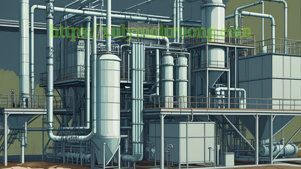 Xử lý nước thải rỉ rác 3 Hệ thống xử lý nước thải rỉ rác (3D)